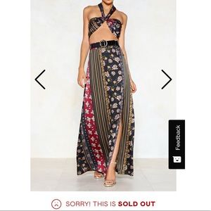 Get Your Mix Printed Bralette and Skirt Set